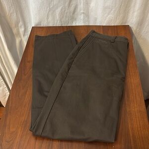 Dockers flat front brown khakis